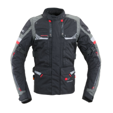 W-Tec Túra motoros kabát W-TEC Excellenta Evo Vihar szürke 3XL motoros kabát