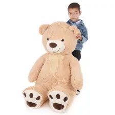 W-web Dorel - bézs színű plüss mackó - 140cm plüssfigura