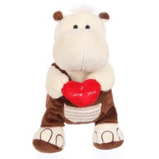 W-web Hooby - plüss víziló szívvel - 27cm plüssfigura