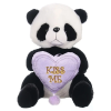 W-web Peny - plüss panda lila szívvel - 35cm