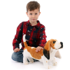 W-web Skip - plüss basset hound