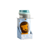 WABO Termosz, acél, fedeles, 350ml, Wabo, oroszlános