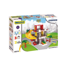  Wader: 3 emeletes garázs szett lifttel autópálya és játékautó