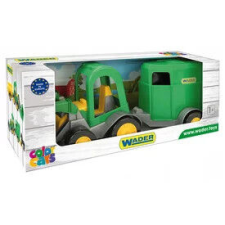  Wader buggy autó lószállító utánfutóval autópálya és játékautó