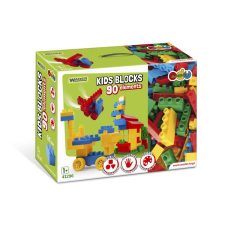 Wader : Kids Blocks építőelemek - 90 db barkácsolás, építés