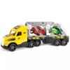 Wader : Magic Truck Action retro autószállító kamion kisautókkal - 79 cm (36231)