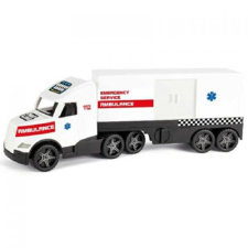 Wader Magic Truck: Mentőkamion fluoreszkáló lámpákkal 81 cm – Wader autópálya és játékautó