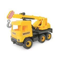 Wader Middle Truck daruskocsi 38cm sárga (32122) (wa32122) autópálya és játékautó