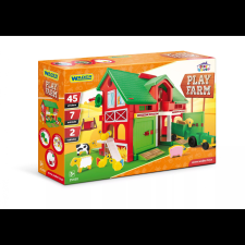 Wader Összeépíthető farm játékszett matricákkal (25451) kreatív és készségfejlesztő