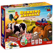 Wader Play&amp;Fun Running Animals - Rohanó állatok családi társasjáték - Wader társasjáték