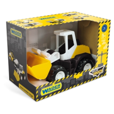 Wader : Tech Truck műanyag buldózer - 27 cm (35364) (35364) autópálya és játékautó