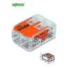 WAGO 221-412 Compact vezetékösszekötő (100db/csomag)