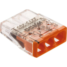  WAGO, 227320, Vezeték összekötő, 3 x 0.52.5, 100db villanyszerelés