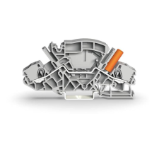 WAGO HUNGÁRIA Kft. Wago 2 vezetékes átmenő sorkapocs6 mm2, szürke (2007-8801) villanyszerelés