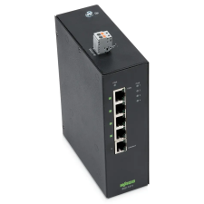 WAGO HUNGÁRIA Kft. Wago ipari ECO Switch5 port Gb, fekete (852-1411) villanyszerelés