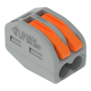 WAGO Vezetékösszekötő oldható 32A/400V leágazás 2x 0.8-4mm2 szürke WAGO