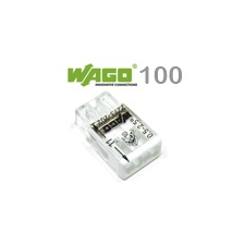 WAGO Wago Compact vezeték összekötő, 2 vezeték nyílásos (100 db) villanyszerelés