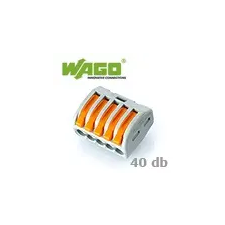 WAGO Wago karos (kapcsos) vezeték összekötő, 5-ös (40 db) villanyszerelés