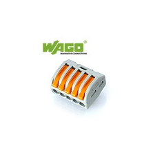 WAGO Wago karos (kapcsos) vezeték összekötő, 5 vezeték nyílásos villanyszerelés