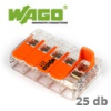 WAGO Wago új karos (csatos) vezeték összekötő, 5 vezetékes (25 db)