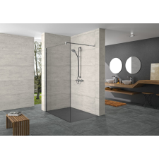 Walk-in zuhanyparaván 100 cm Huppe Design pure SIKOKHWI100 kád, zuhanykabin