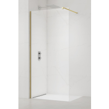  Walk-in zuhanyparaván 115 cm SAT sárgaréz SATBWI115PRMO kád, zuhanykabin