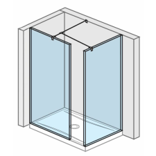 Walk-in zuhanyparaván 68x90 cm Jika Pure H2684240026681 fürdőszoba kiegészítő