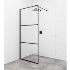  Walk-in zuhanyparaván / ajtó 80 cm SAT Walk-in SATBWI80CPPRC kád, zuhanykabin