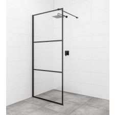 Walk-in zuhanyparaván / ajtó 90 cm SAT Walk-in SATBWI90CPPRC kád, zuhanykabin