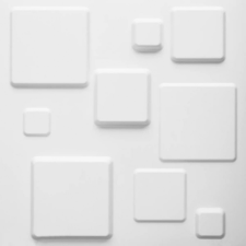 WallArt GA-WA09 24 db négyzetmintás 3D falpanel építőanyag