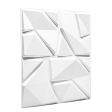 Wallart Liam - Törések modern 3D környezetbarát falpanel, festhető 50x50 cm tapéta, díszléc és más dekoráció