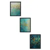  Wallity Decorative Framed MDF Painting (3 Pieces) Multicolor Huhu485S - 50 x 70