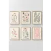  Wallity Decorative Framed MDF Painting (6 Pieces) Multicolor Artsycllct14