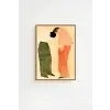  Wallity Decorative Framed MDF Painting Multicolor Lmnmdlkahve1
