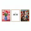  Wallity Decorative Painting Set (3 Pieces) Multicolor Ç-300414 - 5070