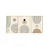  Wallity Dekoratív Keretezett MDF Kép (3 darabos) Többszínű Huhu261 - 50 x 70