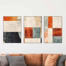  Wallity Dekoratív MDF Festmény (3 darab) Többszínű MDF - 00120 grafika, keretezett kép