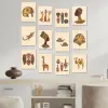 Wallity Dekoratív MDF kép (12 darabos) Többszínű 12MDF19YS