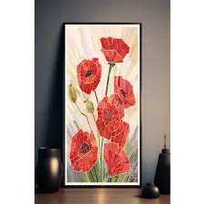  Wallity Dekoratív Többszínű Keretezett Festmény Artsyhmdfdky5 - 3370 grafika, keretezett kép