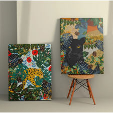  Wallity Dekoratív Vászonkép (2 darabos) Többszínű 2KNV4248 - 50 x 70 grafika, keretezett kép