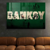 Wallity Elegáns dekoratív edzett üvegfestmény, 50 x 70 cm | 100% edzett üveg, 4 mm vastag | Tökéletes lakberendezéshez és modern esztétikához