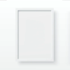 Wallity Elegáns fehér falikeret A4-es fényképekhez (21 x 29,7 cm) | 100% MDF és 100% műanyag (2 cm vastag) | Tökéletes otthoni dekorációhoz és galériafalakhoz