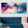 Wallity Lenyűgöző dekoratív vászonfestmény, 50 x 120 cm | 100% vászon, 100% fa keret (3 cm vastag) | Tökéletes a lakberendezés és a művészet szerelmeseinek