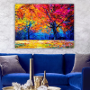 Wallity Lenyűgöző dekoratív vászonfestmény, 70 x 100 cm | 100% vászon, 100% fa keret (3 cm vastag) | Tökéletes a lakberendezés és a művészet szerelmeseinek