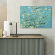 Wallity Mandulavirágok Canvas Art, 70x100 cm, Velúr, Keretezett dekoráció