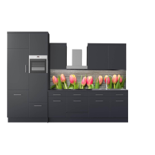 Wallplex Wallplex falburkoló konyhapanel Tulipánok tapéta, díszléc és más dekoráció