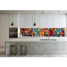 Wallplex Wallplex konyhahátfal Picasso tapéta, díszléc és más dekoráció