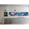 Wallplex Wallplex konyhahátfal Pink Lotus