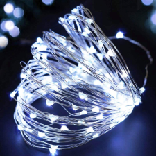 Wando 5 méteres Micro LED-es elemes fényfűzér (Hideg fehér) karácsonyfa izzósor