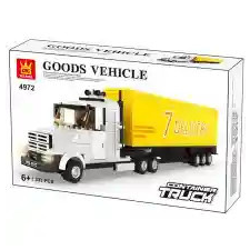 Wange 4972 Kamion pótkocsival makett